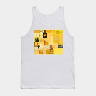 yellow aesthetic collage Tank Top